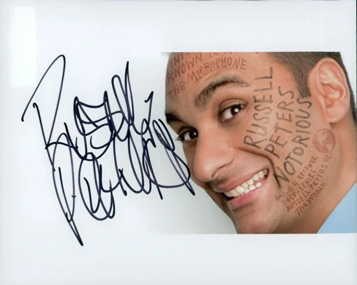 Russell Peters autograph