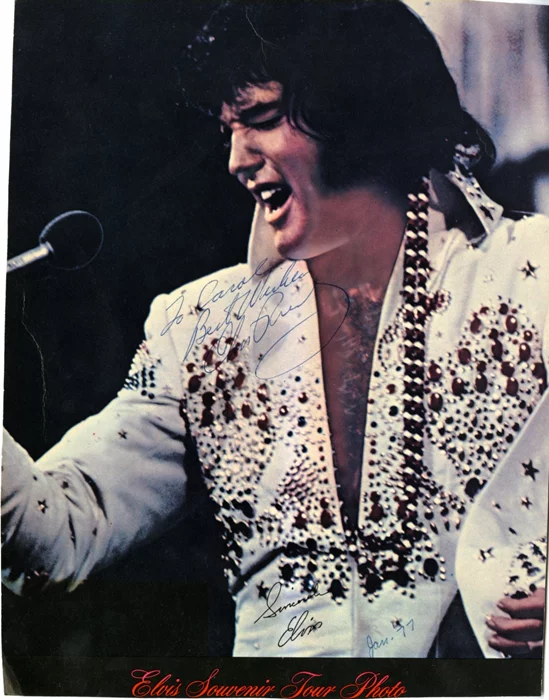 Elvis Presley autograph