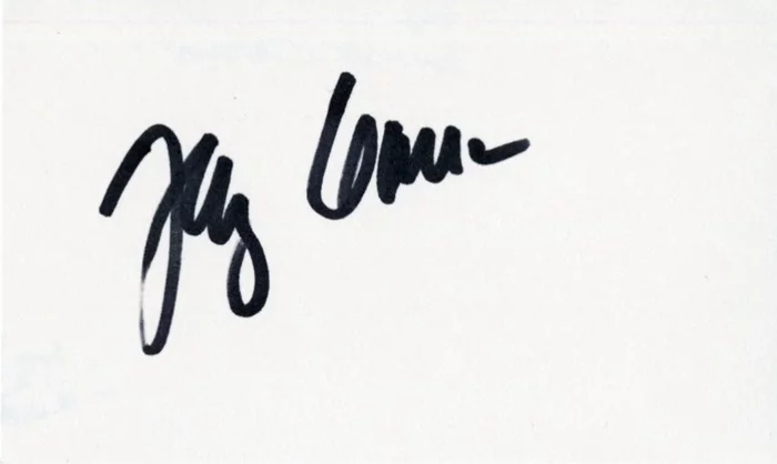 Johnny Carson autograph