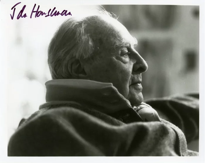 John Houseman autograph