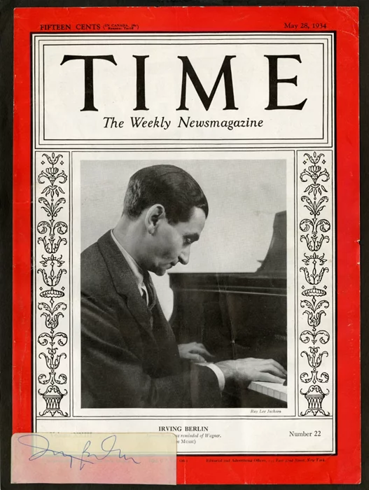 Irving Berlin autograph
