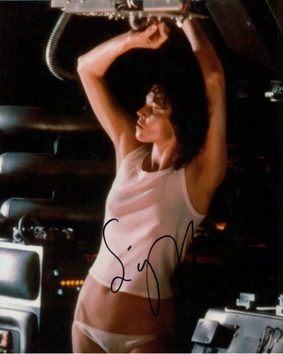 Sigourney Weaver autograph