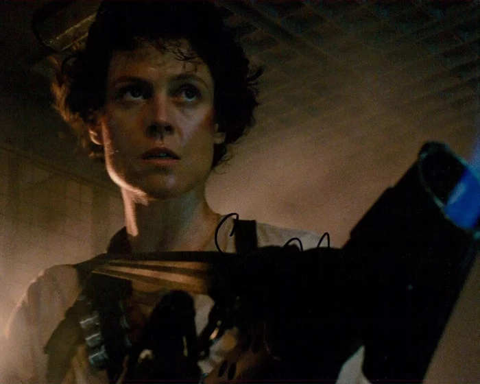 Sigourney Weaver autograph