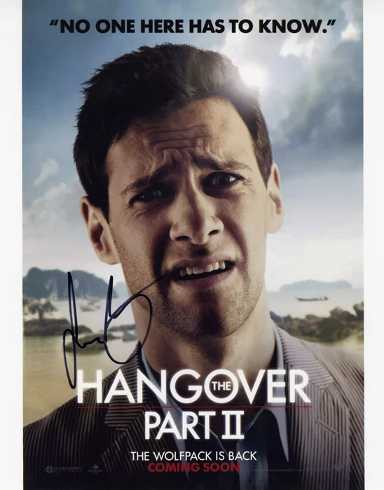 Justin Bartha autograph