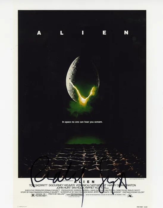 Ridley Scott autograph