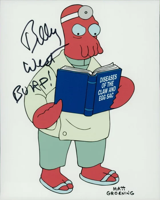 Billy West autograph