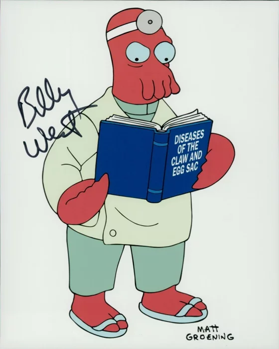 Billy West autograph