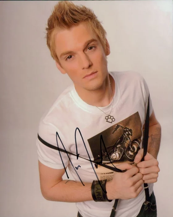 Aaron Carter autograph