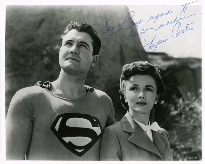 Phyllis Coates autograph