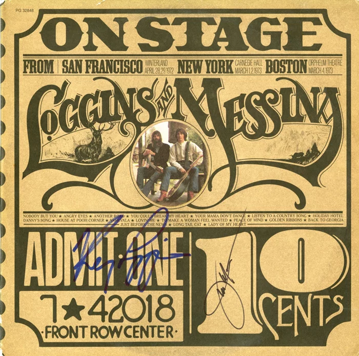 Loggins & Messina autograph