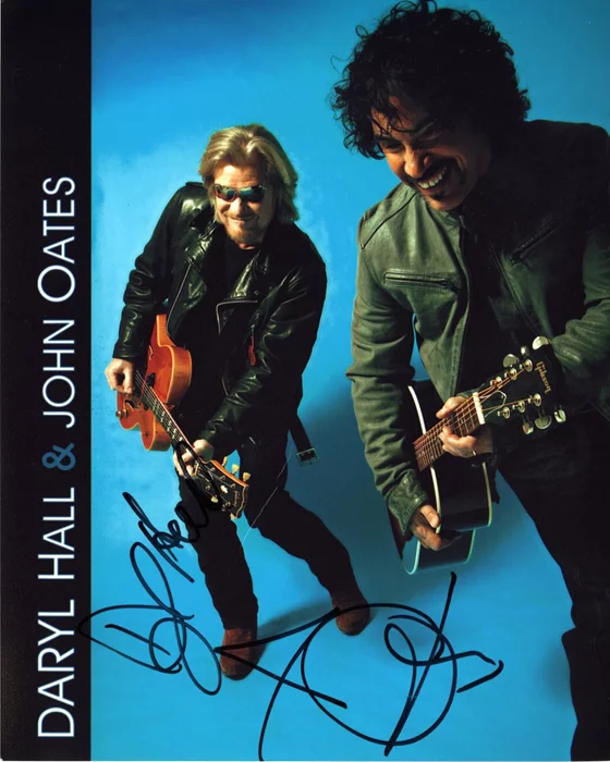 Hall & Oates autograph