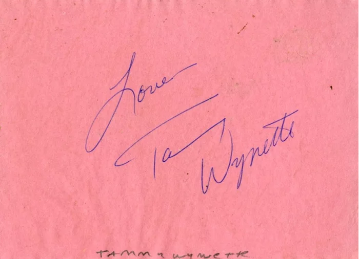 Tammy Wynette autograph