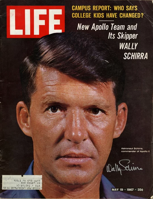 Wally Schirra autograph