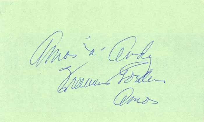 Freeman Gosden autograph