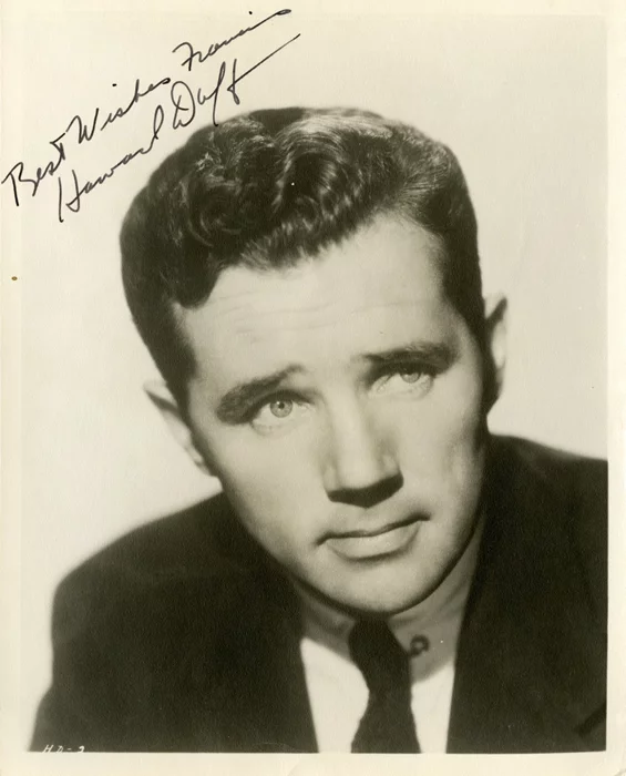 Howard Duff autograph