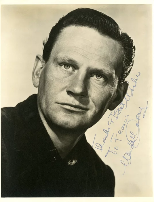 Wendell Corey autograph