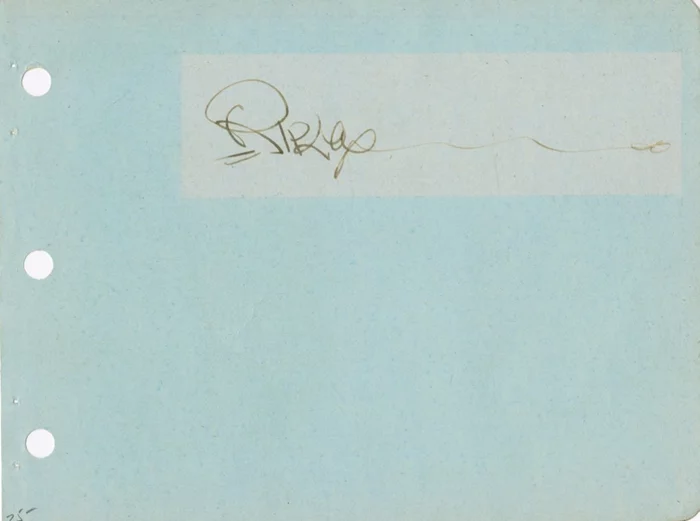 Robert Ripley autograph
