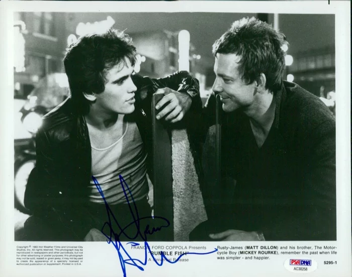 Matt Dillon autograph