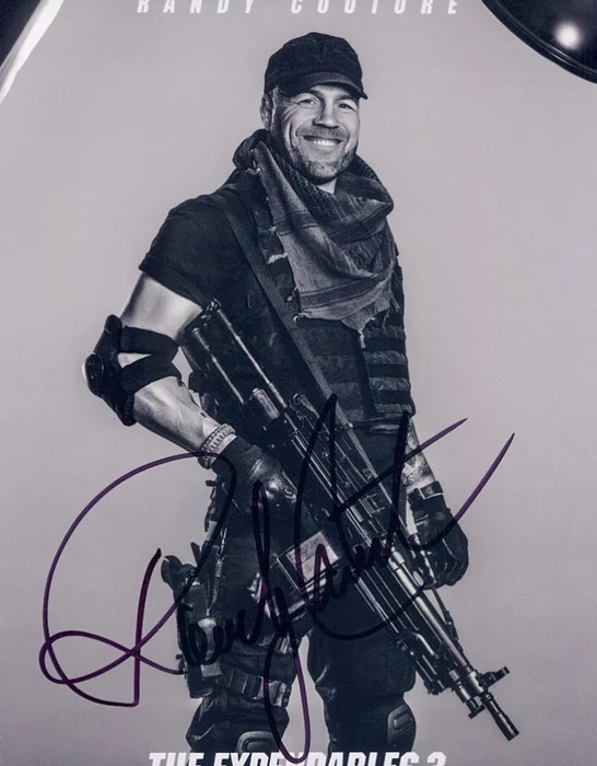 Randy Couture autograph