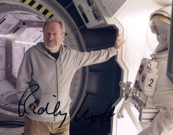 Ridley Scott autograph