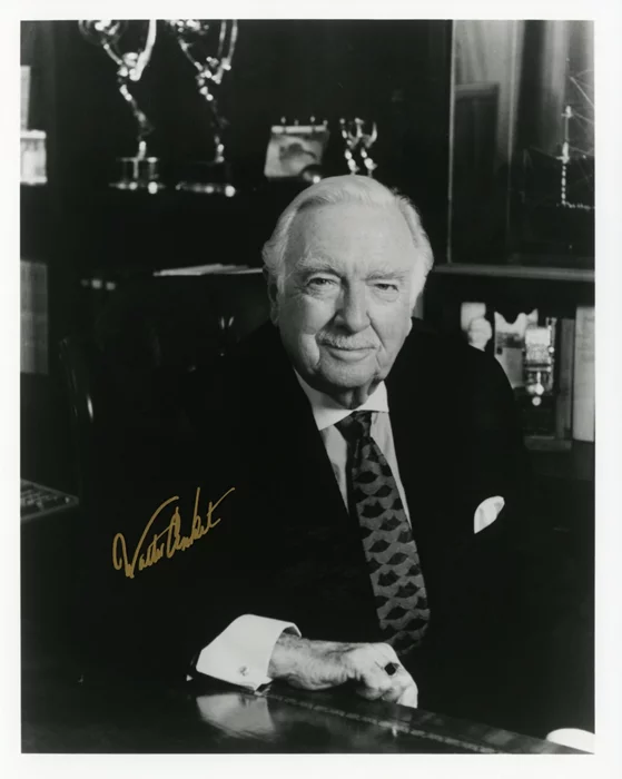 Walter Cronkite autograph