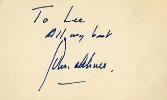 John Dehner autograph