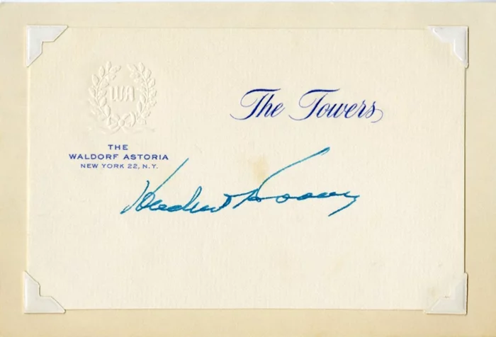 Herbert Hoover autograph