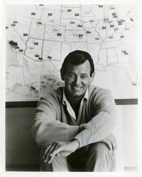 David Janssen autograph