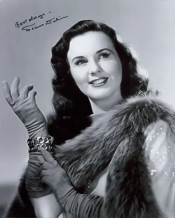 Deanna Durbin autograph