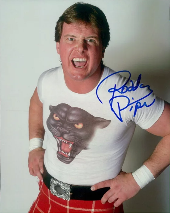 Rowdy Roddy Piper autograph