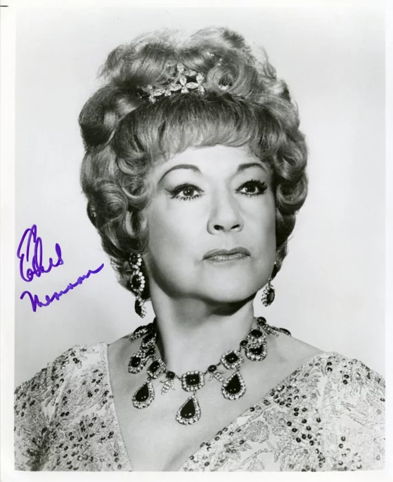Ethel Merman autograph