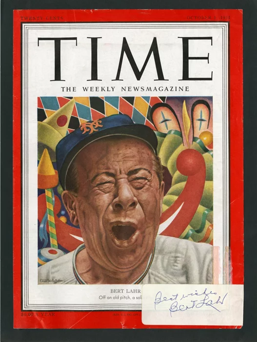 Bert Lahr autograph