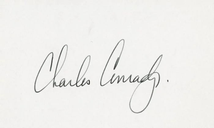 Charles Conrad autograph