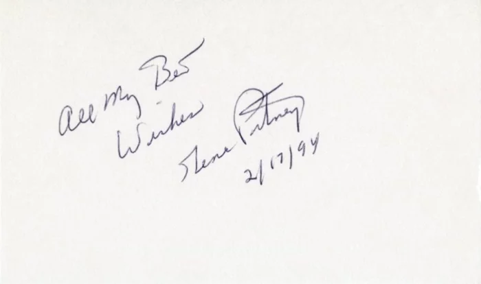 Gene Pitney autograph