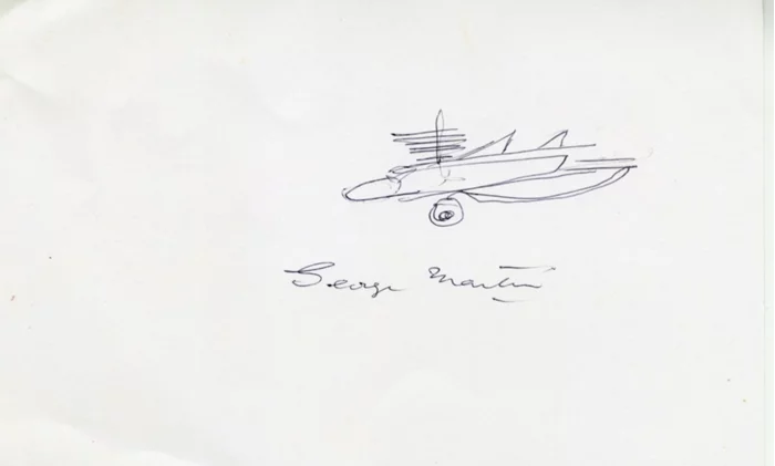 George Martin autograph