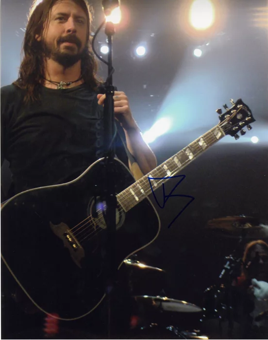 Dave Grohl autograph