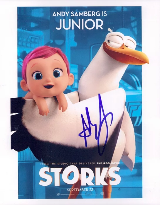 Andy Samberg autograph