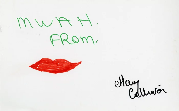 Mary Collinson autograph