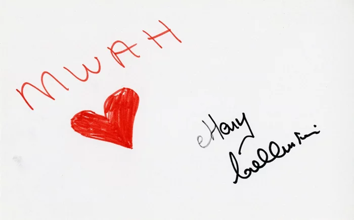 Mary Collinson autograph