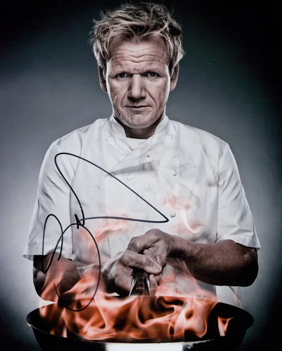 Gordon Ramsay autograph