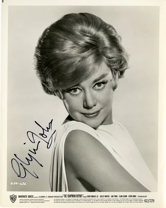 Glynis Johns autograph