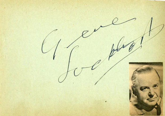 Gene Lockhart autograph