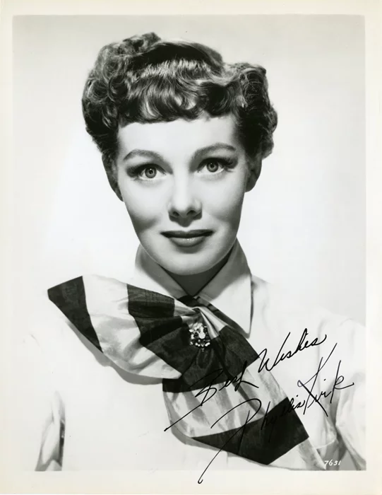 Phyllis Kirk autograph