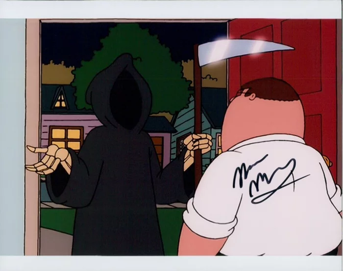 Norm MacDonald autograph