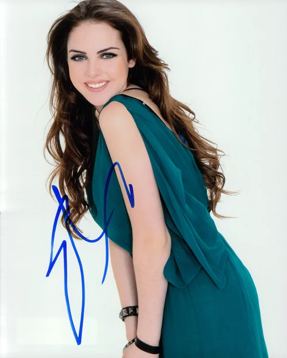 Elizabeth Gillies autograph