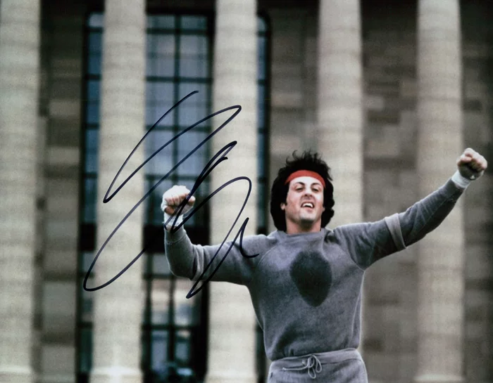 Sylvester Stallone autograph