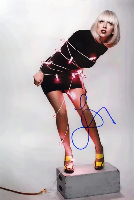 Lady GaGa autograph