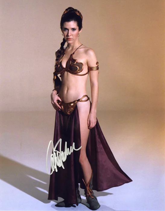 Carrie Fisher autograph
