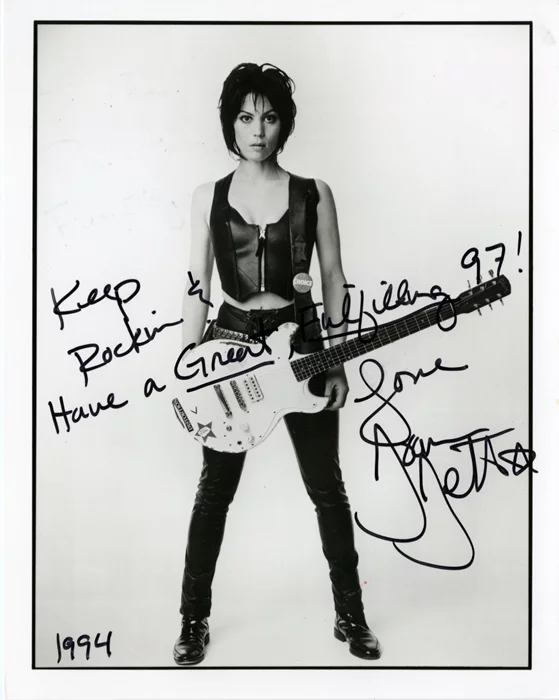 Joan Jett autograph
