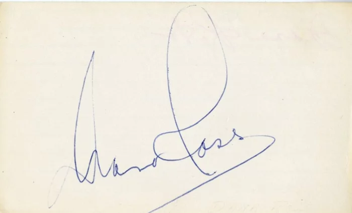 Diana Ross autograph